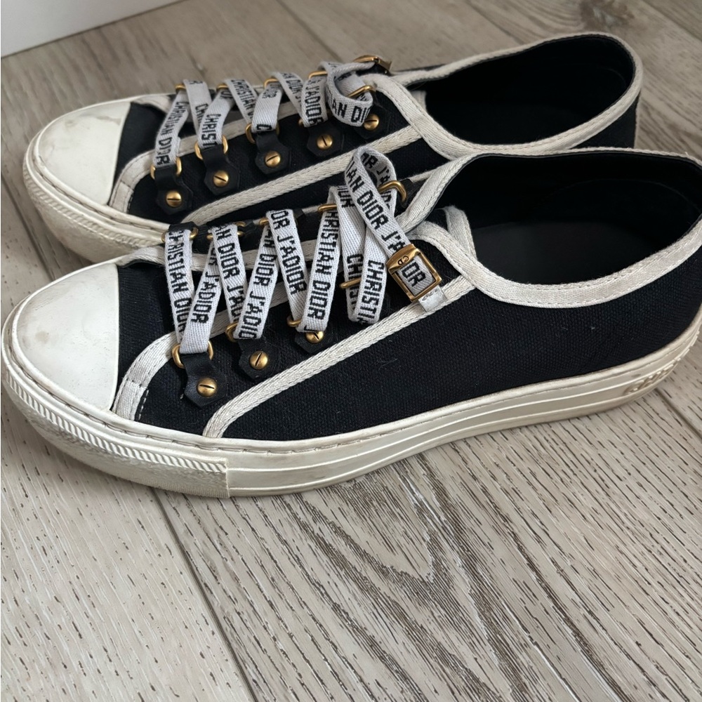 Christian Dior Black and White Sneakers